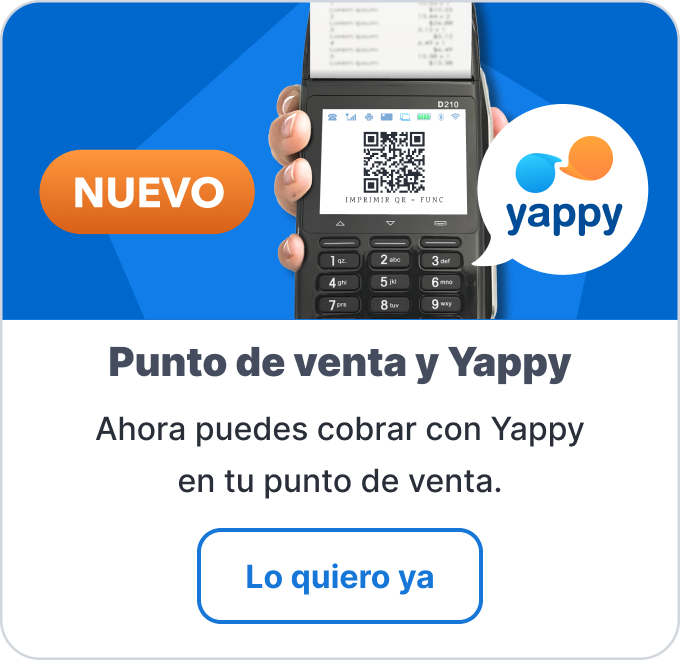 Punto de venta y Yappy